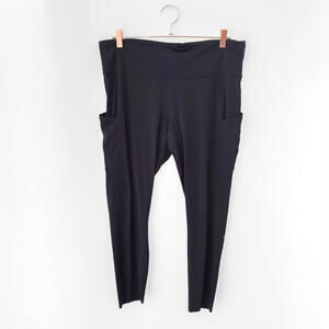 Lululemon Black Fast Free High Rise Pocket 25" Inseam Leggings Size 14